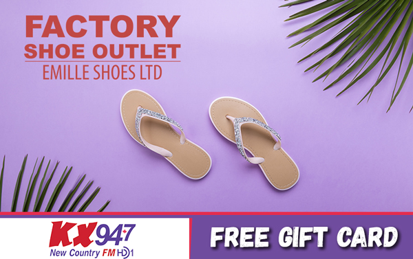 Free $50 Emille Factory Shoe Gift Card!
