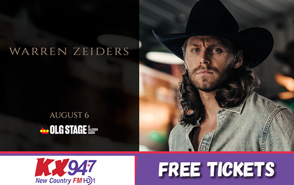 Free Tickets to Warren Zeiders!