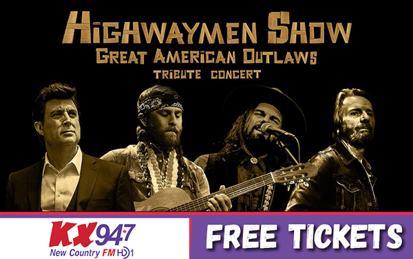 Free Tickets to The Highwaymen Show - Great Outlaws Tribute!