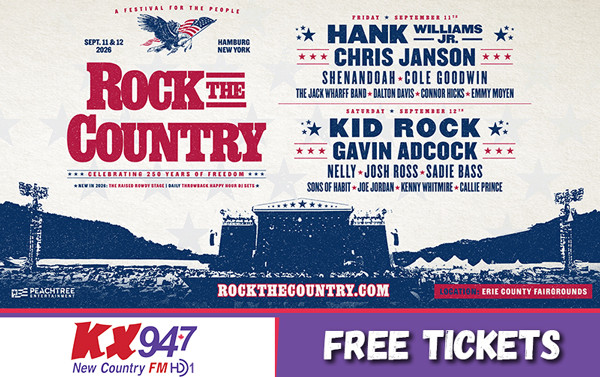 Free Weekend Passes to Rock the Country!